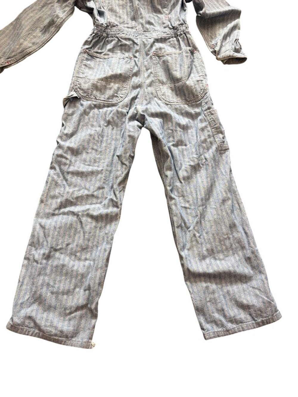 VTG Big Mac Penneys HBT Work Coveralls Herringbone Twill Scovill Zip Sanforized - Picture 13 of 13